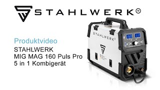 STAHLWERK MIG MAG 160 Puls Pro IGBT Schutzgas Schweißgerät [upl. by Phippen]