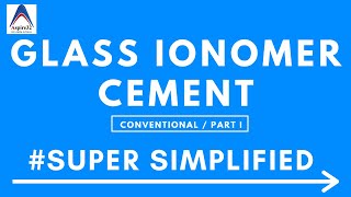 Glass Ionomer Cement  Dental Cement [upl. by Htebsle]