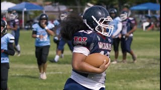 Waianae Jr Seariders 14U Tackle Football Highlights  1152022 HYFL [upl. by Lannie]