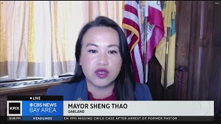 Oakland Mayor Sheng Thao addresses recent spike in carjackings [upl. by Rebma]