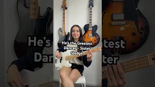 He’s the Greatest Dancer  Sister Sledge Bass Cover [upl. by Ramirolg174]