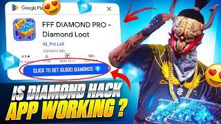 TRYING FREE DIAMOND HACK APPS FROM PLAYSTORE 😳  GARENA FREE FIRE [upl. by Zelazny]