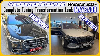 Mercedes S Class w223 retrofit to MAYBACH by Tolias Edition [upl. by Eatnahc965]