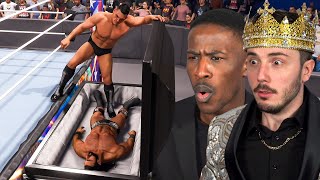 I Played BDE in a WWE 2K24 Casket Match [upl. by Ahsircal744]