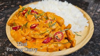 Thai Panang Curry  Panang Chicken Curry [upl. by Rowan68]