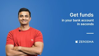 Instantly withdraw funds from your Zerodha account [upl. by Hambley]