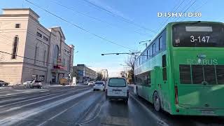 Ulaanbaatar 4K  Driving  2023 shortest day of the year 1222nd  center to 10 district to east [upl. by Halla]