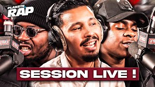 SESSION LIVE avec Jo Le Phéno Oussama amp Cest MK  PlanèteRap [upl. by Naj]