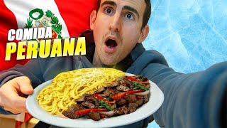 Español Probando COMIDA PERUANA en Londres  Sabor PERUANO 🇵🇪 [upl. by Nace]