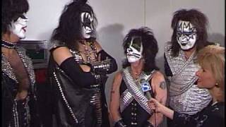 KCCIs rare backstage interview with KISS before 1997 concert in Ames Iowa [upl. by Olsewski]