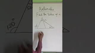 Euclidean geometry solution findthevalueofx mathtricks education maths mathematics [upl. by Dubenko]