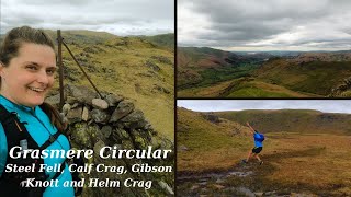 Grasmere Trail run  Steel Fell Calf Crag Gibson Knott and Helm Crag [upl. by Budwig]