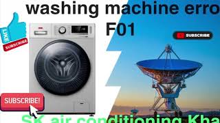 washing Machine automatic error F01 error f01 washingmachine [upl. by Enahpets]