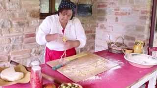 Pasta Grannies make tagliatelle with Anna Maria [upl. by Kermie]