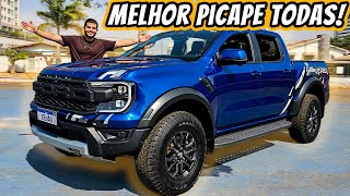 Ford Ranger Raptor 2025  Acelera como ESPORTIVO salta igual carro de RALLY mas custa 500 MIL [upl. by Kaliski]