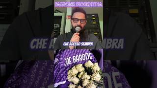 🗣Il ricordo al Franchi prima di FiorentinaMilan per Joe Barone 💜 [upl. by Blane533]