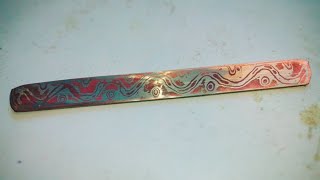 Mokume Gane  Making of a Ring  Part 1 [upl. by Faunia]