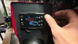 Diesel heater controller changing from Celsius to Fahrenheit [upl. by Leumhs]