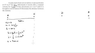 Determine the distance between the stations [upl. by Shelden]