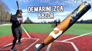 Hitting with the 2022 DeMarini Zoa BBCOR  Baseball Bat Review [upl. by Emanuele]