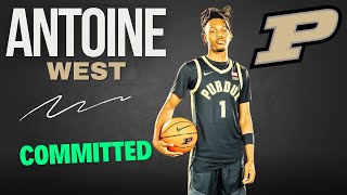 COMMIT 3Star Antoine West Commits To Purdue [upl. by Snave]