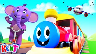 Car Goes Vroom Vroom Song  Nursery Rhymes amp Kids Songs KENTTHEELEPHANT [upl. by Meelak456]