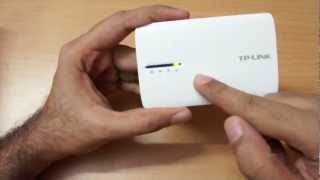 TPLINK batt powered Wifi router review TLMR3040 [upl. by Enilesor]