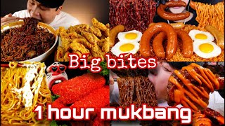 HUNGRY MUKBANGERS EATING TOO MUCH FOOD🔥BIG BITES MUKBANG😍MUKBANG COMPLITION😍❤✔ [upl. by Einafit]