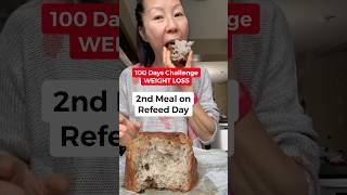 2nd Meal on Refeed Day  100 Days WEIGHTLOSS Challenge weightloss 100 dessert [upl. by Dean]