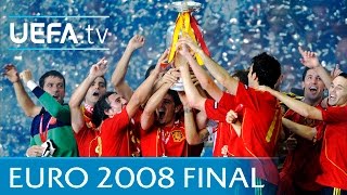 Spain v Germany UEFA EURO 2008 final highlights [upl. by Leamhsi166]