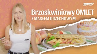 Brzoskwiniowy omlet z masłem orzechowym  PEANUT CREAM [upl. by Sackman]