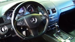 Mercedes C63 AMG Presentation Onboard  Outside  My Car Benz W204 inside 62l V8 [upl. by Wainwright]