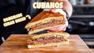 How To Make Cubanos with Homemade Cuban Bread [upl. by Aserehc]