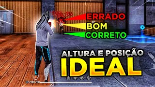 O MELHOR POSICIONAMENTO DE MIRA PARA SUBIR MUITO CAPA NO FREE FIRE COM QUALQUER ARMA [upl. by Thurnau]