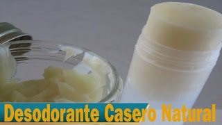 Como Hacer Desodorante Casero Natural En Barra [upl. by Allys]