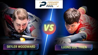 SKYLER WOODWARD VS LUONG DUC THIEN  2023 PREMIER LEAGUE POOL 9ballpool highlights plp [upl. by Llerroj]