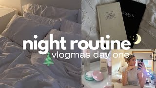 School Night Routine  vlogmas day 1 [upl. by Angelita905]