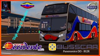 Épico BUSSCAR Panorámico DD en trayecto modo lo Nuestro 🇻🇪quotExpresos Occidentequot🇻🇪 WBDS [upl. by Wilonah]