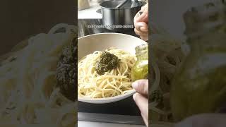 Pesto pasta shortvideo satisfying food pestopasta shortviral happy [upl. by Ajit270]