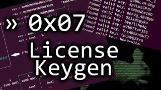 Uncrackable Programs Key validation with Algorithm and creating a Keygen  Part 12  bin 0x07 [upl. by Nylimaj224]