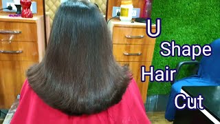 U Shape Haircut U Haircut how to cut U shape haircut [upl. by Norga]