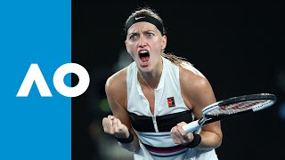 Petra Kvitova v Danielle Collins second set highlights SF  Australian Open 2019 [upl. by Nois]