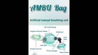 Parts of Ambu Bag shortsvideo [upl. by Beeck]