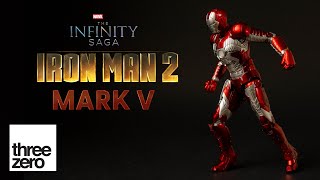 Marvel Studios The Infinity Saga DLX Iron Man Mark 5 Unboxing amp Review [upl. by Eninaej154]