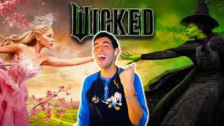 WICKED OFFICIAL TRAILER REACTION  Wicked Movie 2024 [upl. by Annaili974]