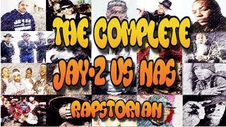 Jay z vs Nas The Complete Battle [upl. by Etnoed]