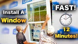 How To Install A Window In 12 Minutes  Beginners Guide [upl. by Durkin]