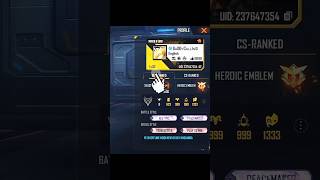 India Highest Level Player Id Banned 🙀 shorts bluegamegaming [upl. by Eniamraj]