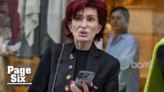 Sharon Osbourne steps out with rarely seen daughter Aimee shows off 30pound weight loss in London [upl. by Irahcaz]