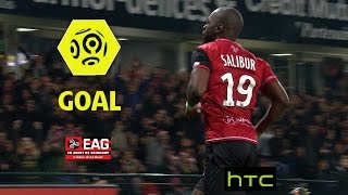 Goal Yannis SALIBUR 66  EA Guingamp  Paris SaintGermain 21 201617 [upl. by Teddi]